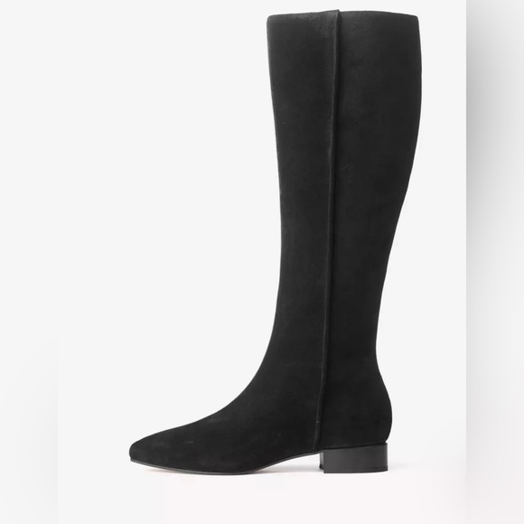NIB $795 Rag &Bone Aslen Knee High Black Suede Boots Size: 36 - Picture 9 of 16